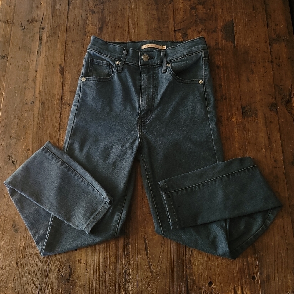 Levi's Mile High Super Skinny Filiforme Altitude Sz26 - Picture 8 of 11